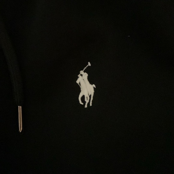 Polo Ralph Lauren Mens Black Zip-up Hoodie - Picture 3 of 5